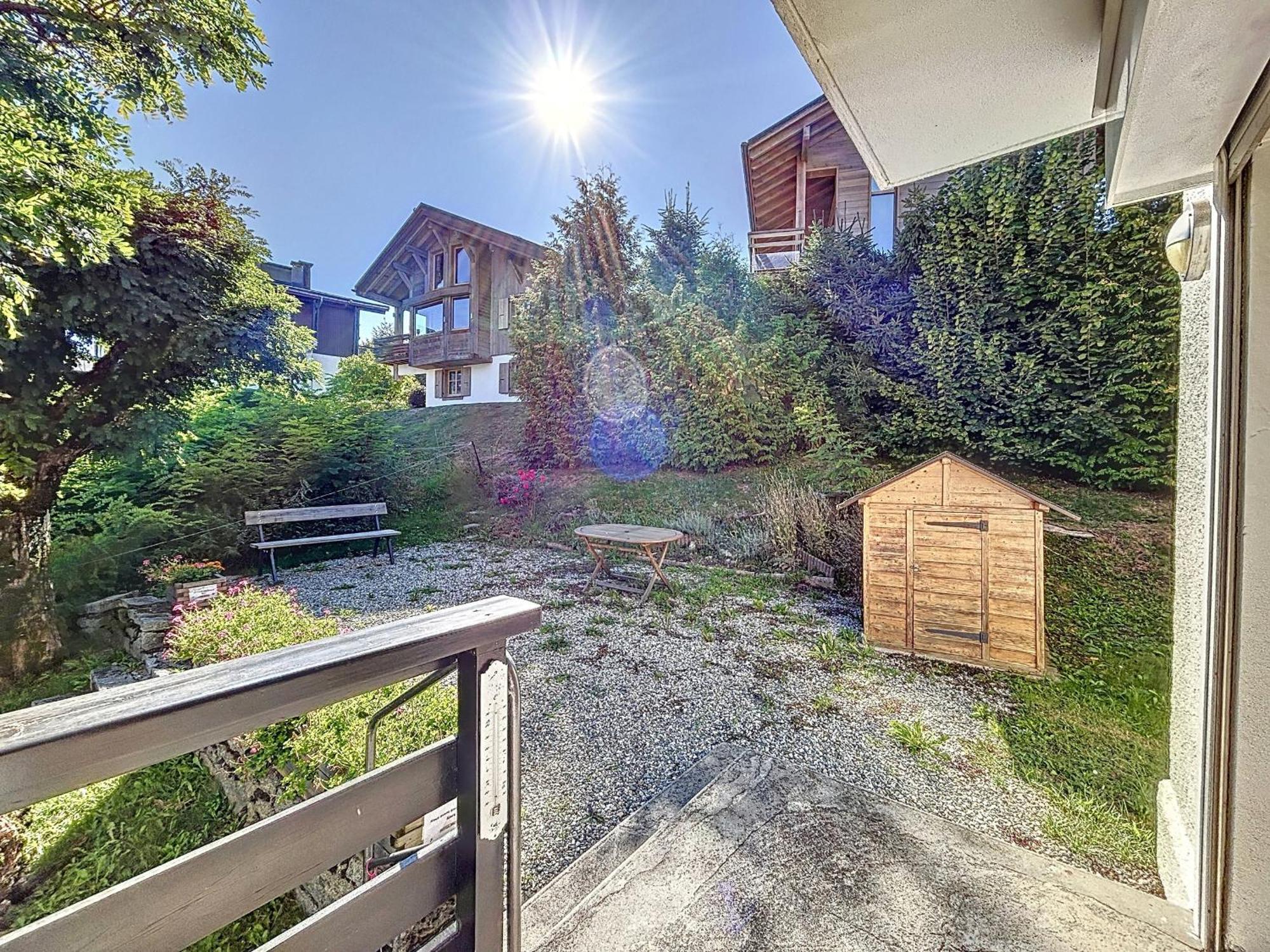 Bel Apt Au Centre De Combloux Avec Jardin, Balcon, Wifi Et Parking A 300M Des Commerces - Fr-1-560-52 Exterior photo